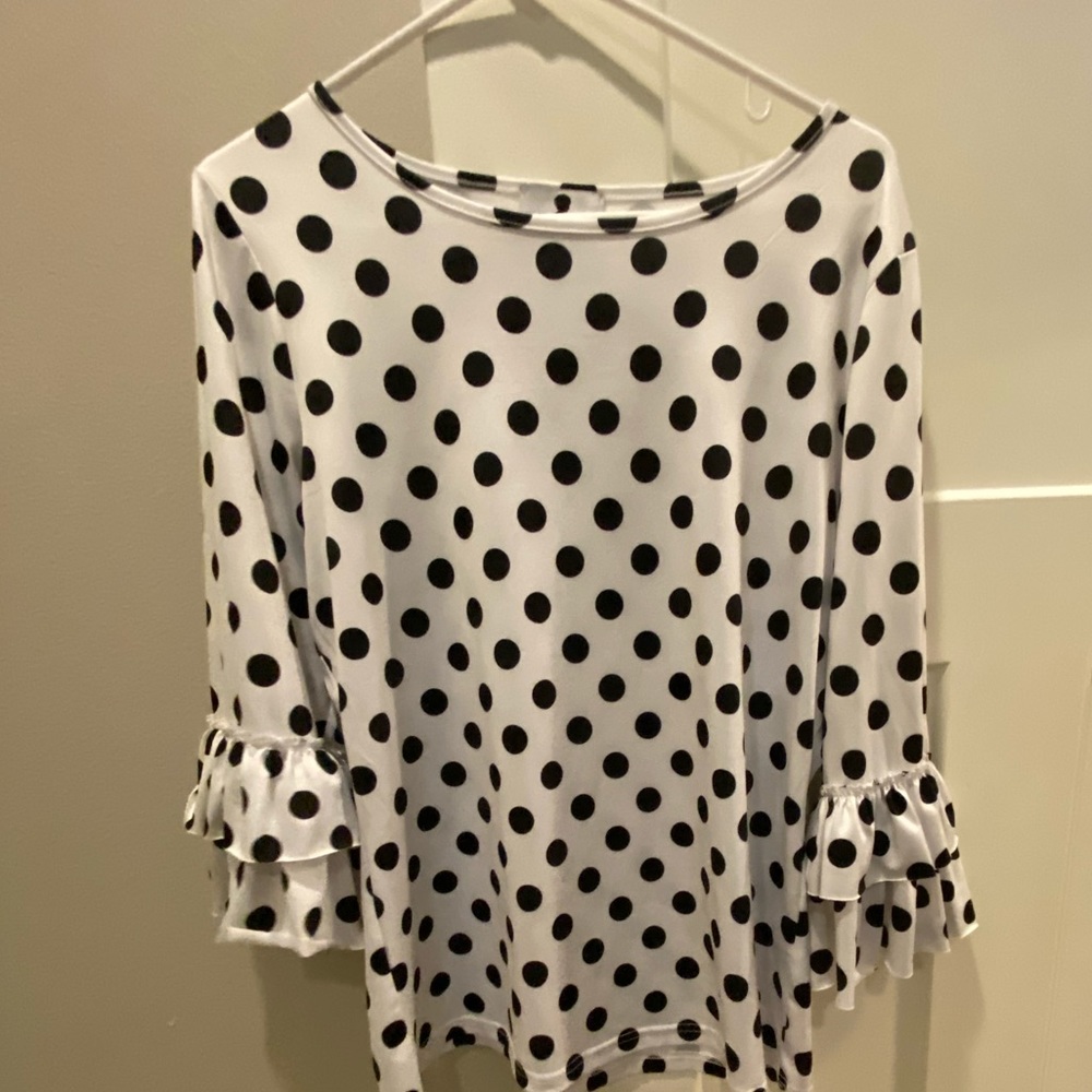 Dainty Jewels Polkadot Long Sleeve Shirt